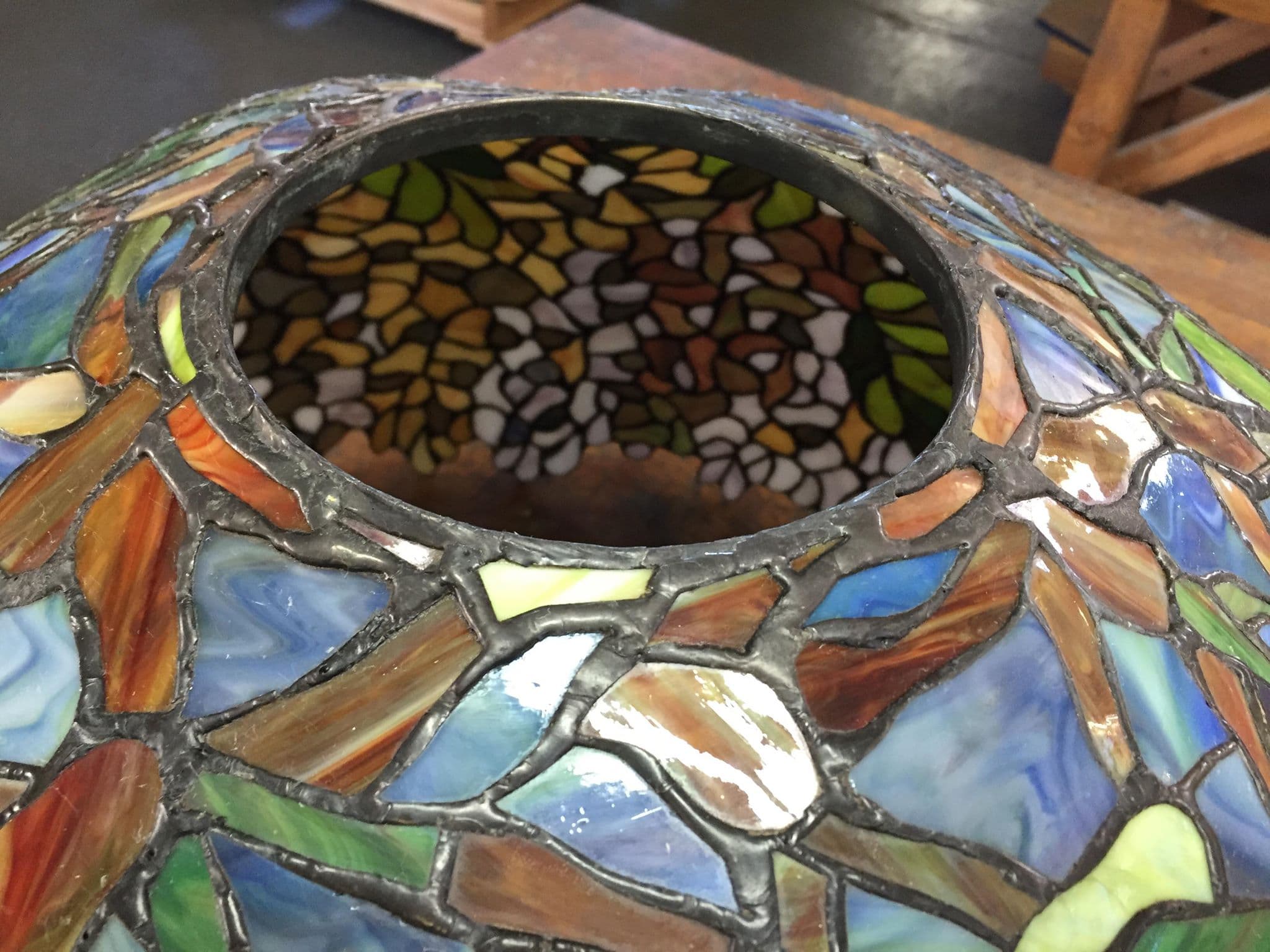 Stained glass restoration and repair — New York studio
