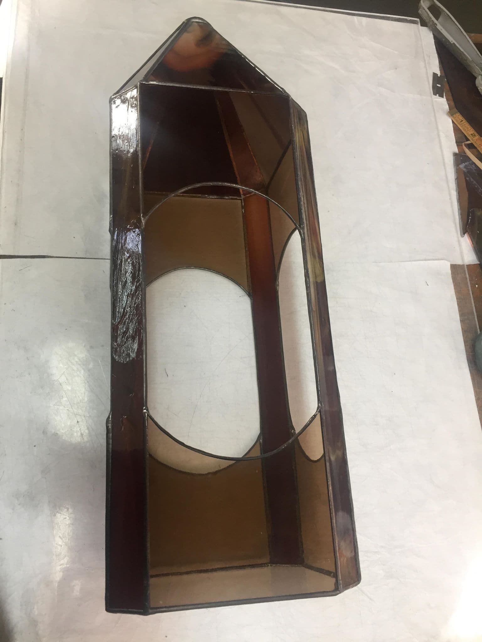 Stained glass detail — sacred and residential commissions