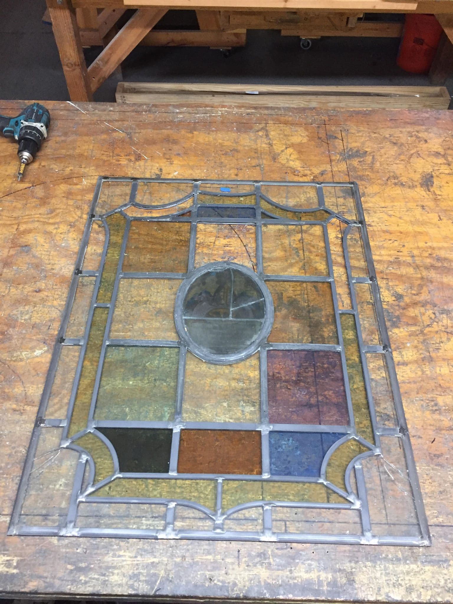 Stained glass restoration and repair — New York studio