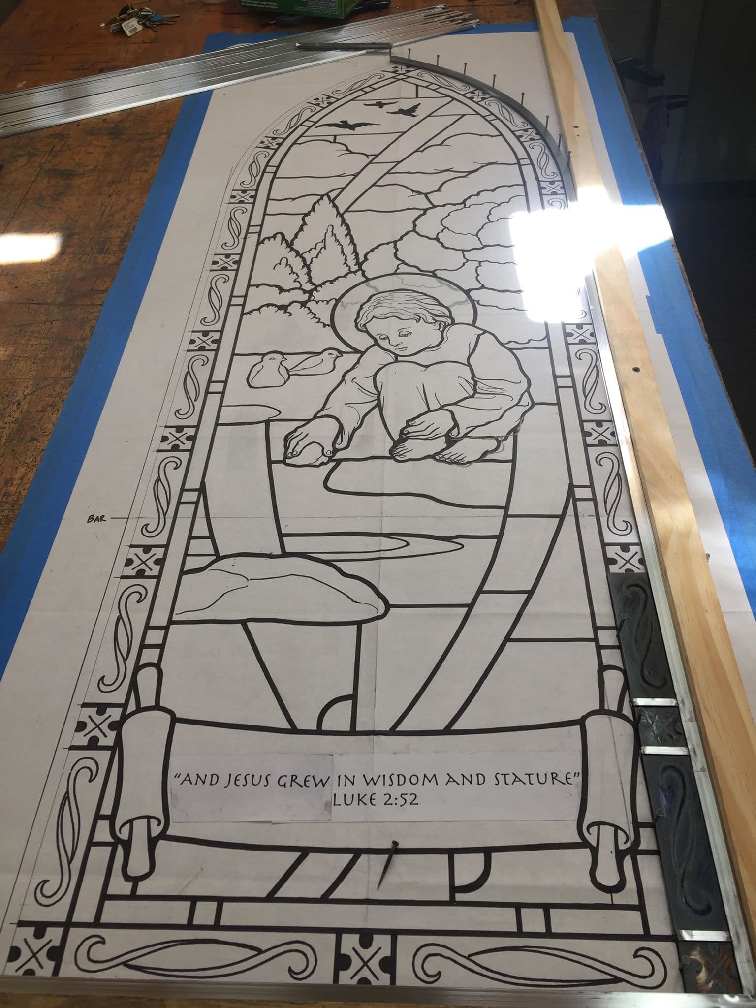 Traditional lead came technique — MC Stained Glass Studio