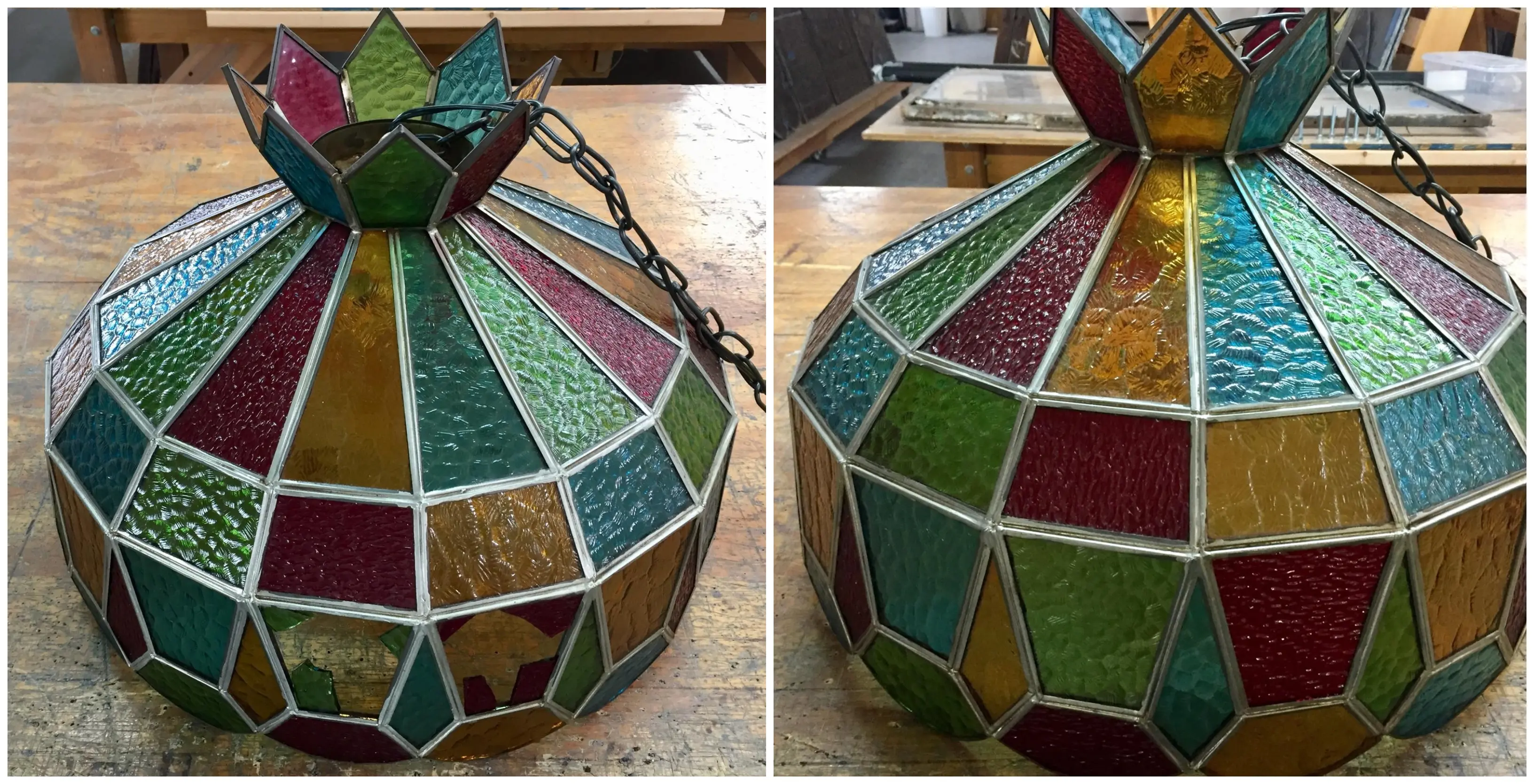 Tiffany-style glass work — MC Stained Glass Studio