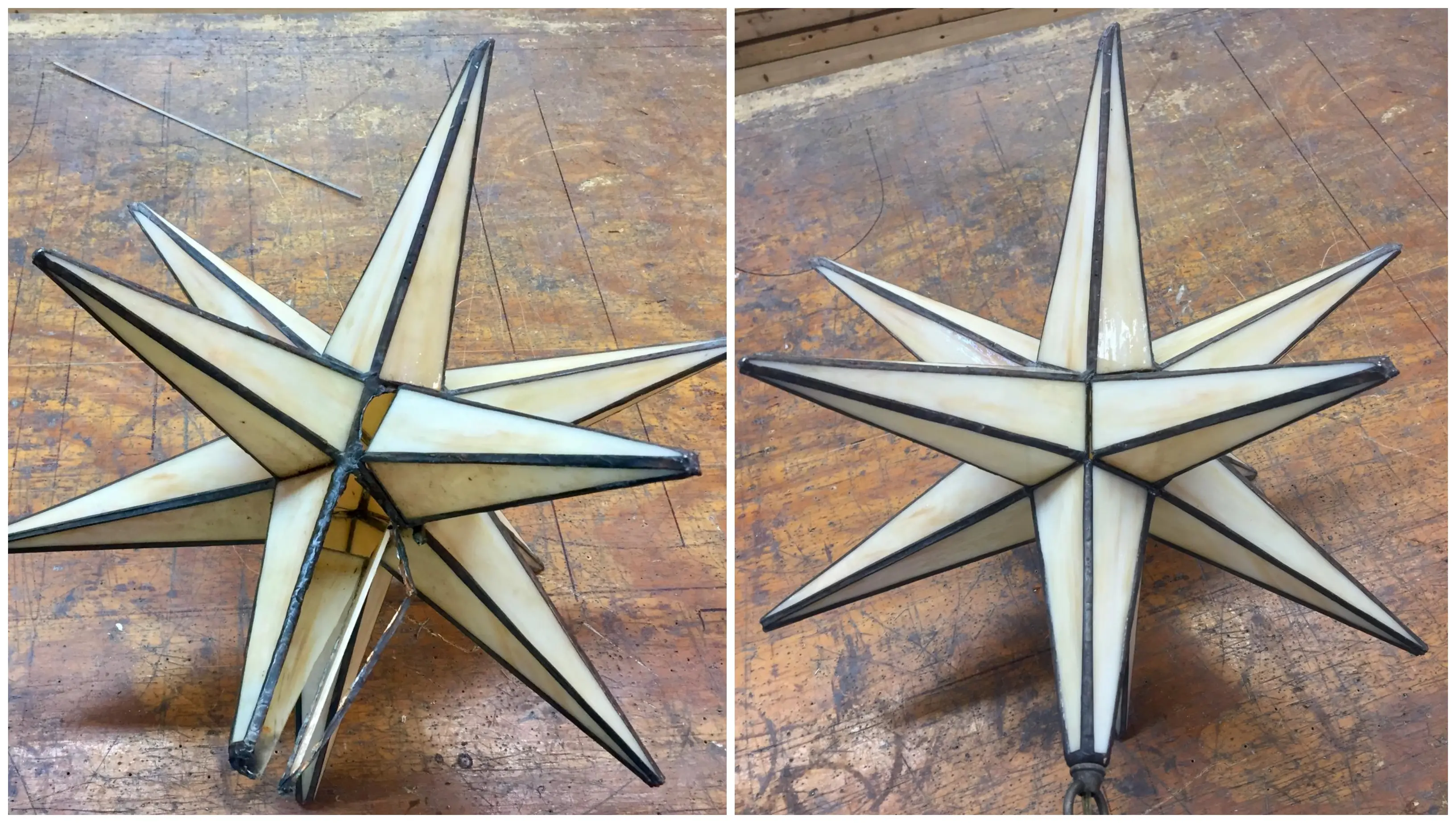 Stained glass restoration and repair — New York studio
