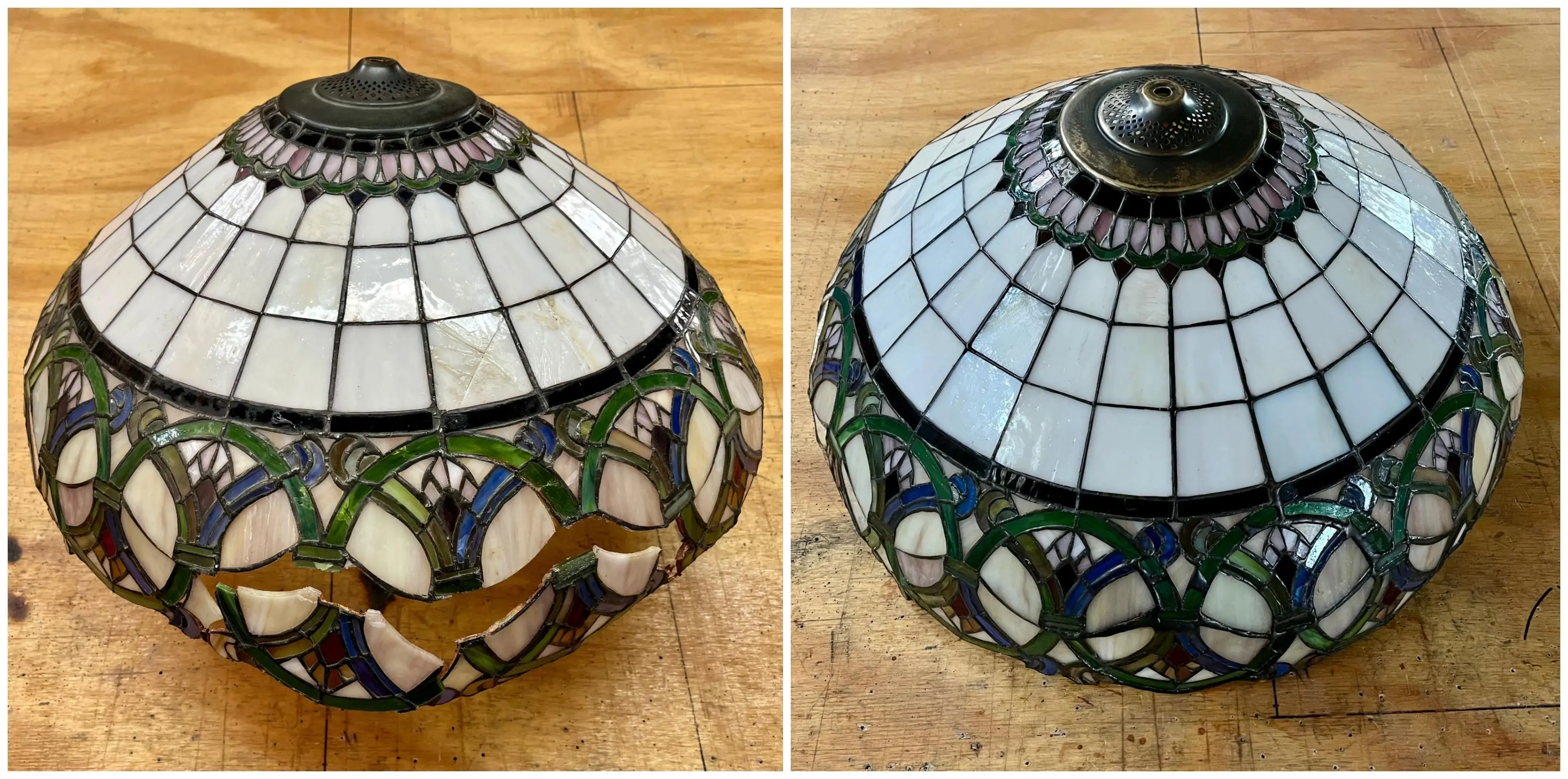 Tiffany-style glass work — MC Stained Glass Studio