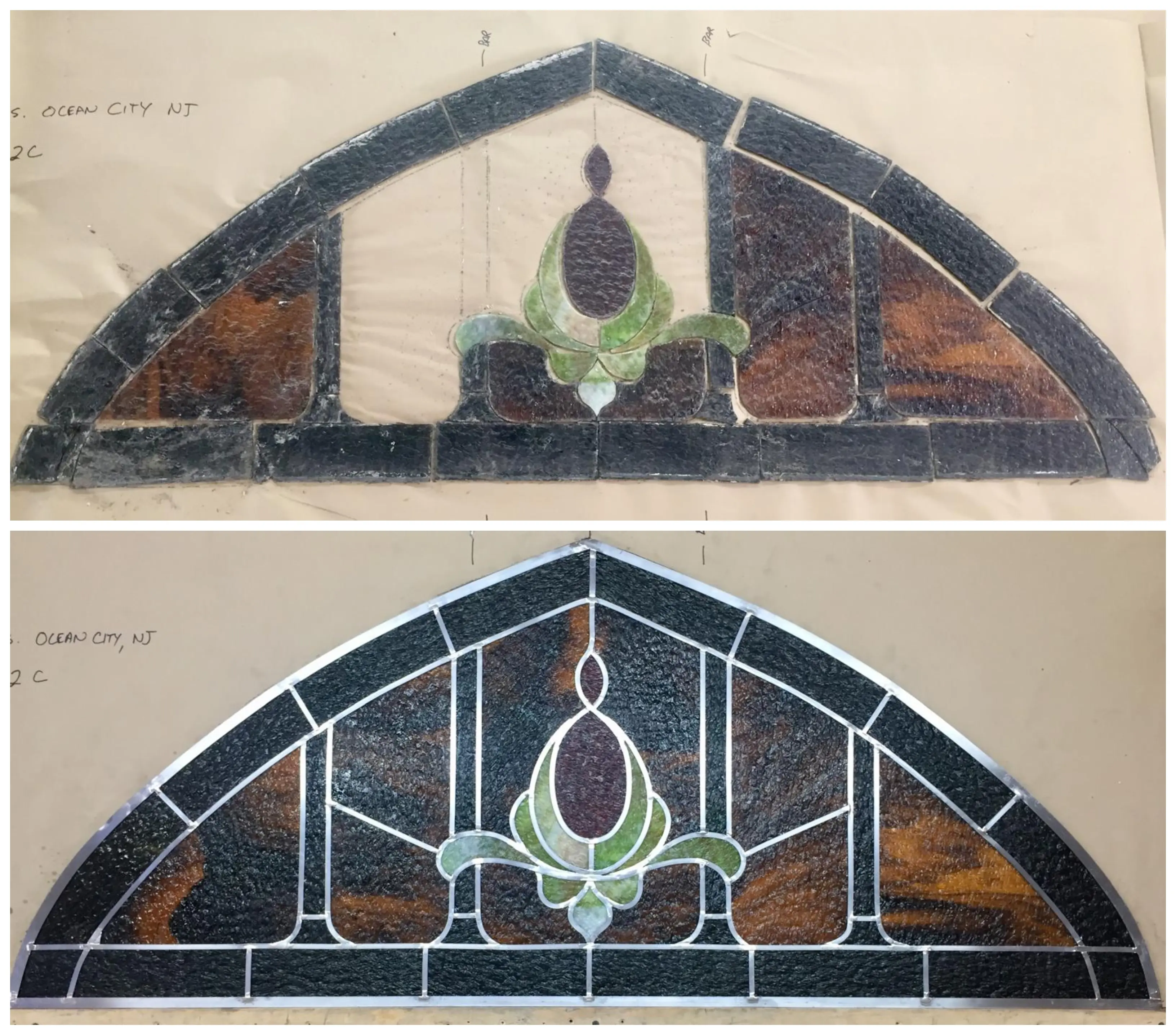 Stained glass restoration and repair — New York studio