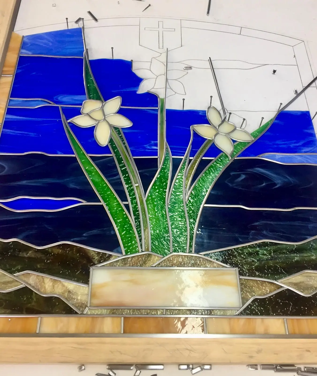 Memorial Stained Glass Panel — detail 2